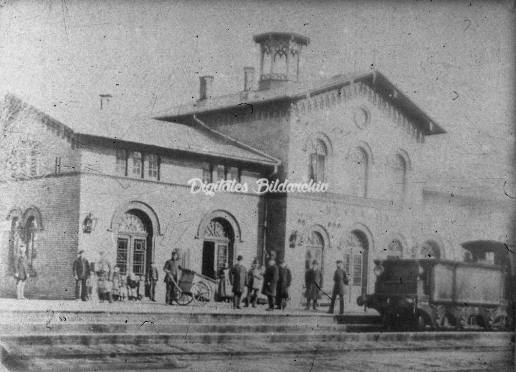 Bevenser Bahnhof um 1885